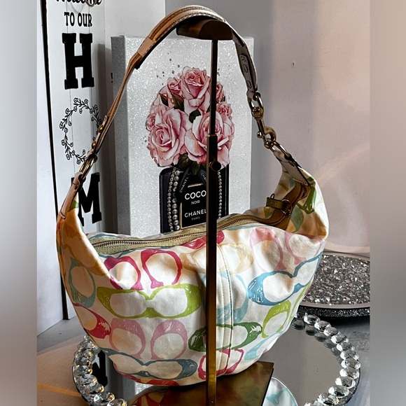 Coach Hampton Multicolor Hobo Bag - Picture 11 of 13
